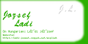 jozsef ladi business card